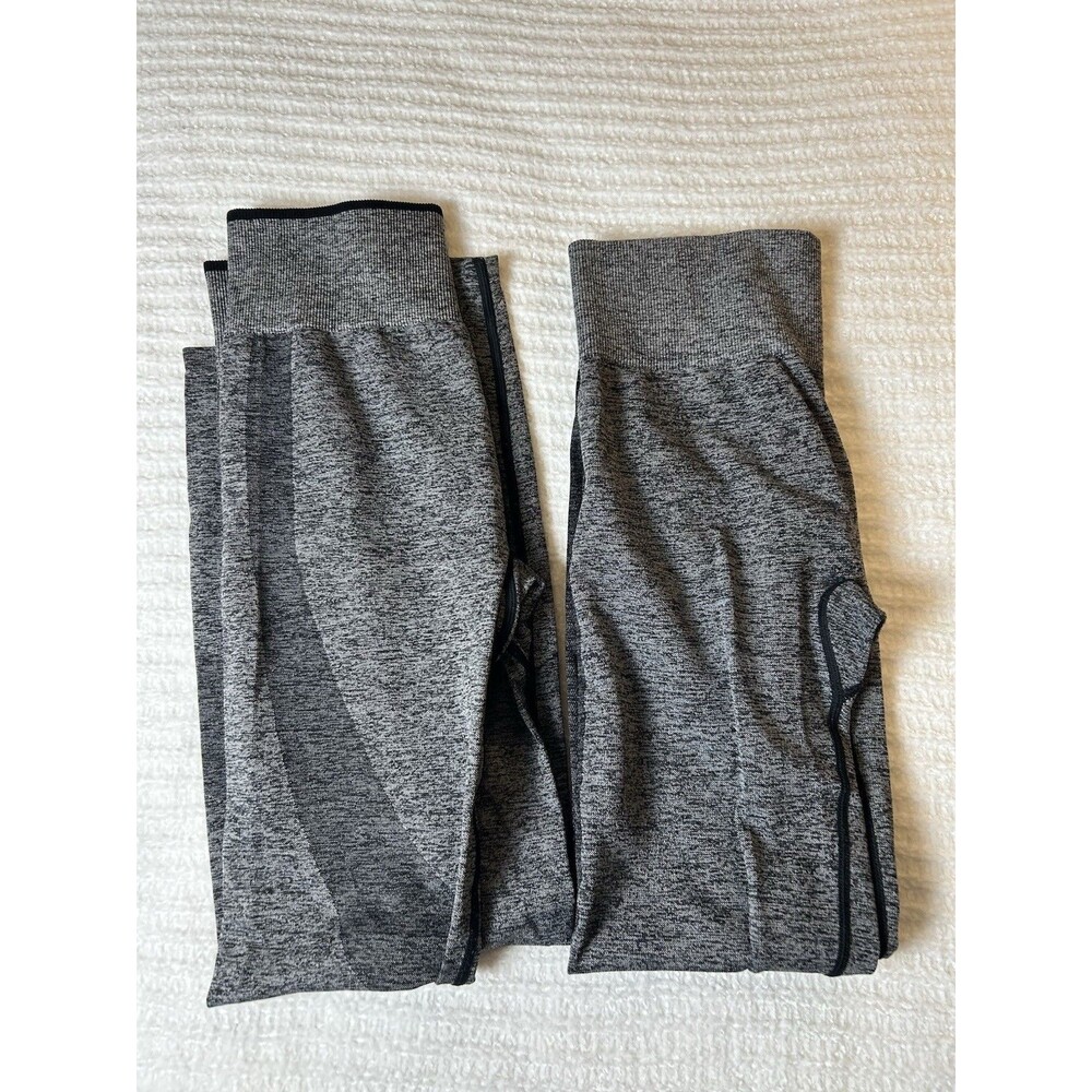 Lot 2x Pink Victoria's Secret Seamless High Rise Leggings Gray Women Small S
